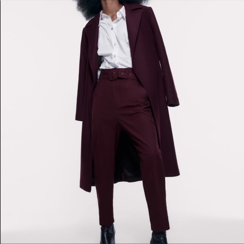 🎉NWT 🎉ZARA hight waisted belted pants